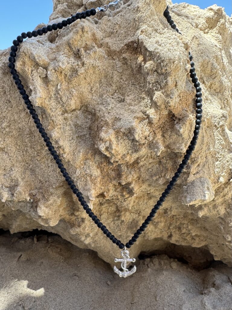 שרשרת חרוזים עוגן סנטוריני